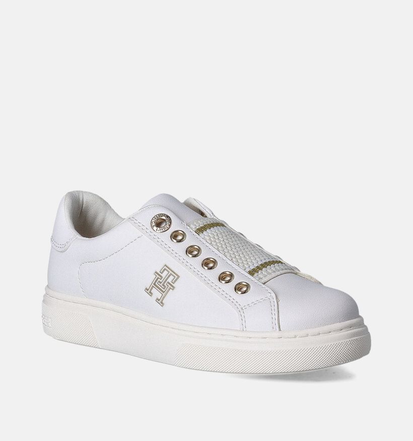 Tommy Hilfiger Ecru Sneakers voor meisjes (352558) - geschikt voor steunzolen