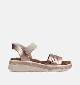 Skechers Bobs Rose gold Sandalen met sleehak voor dames (371226)