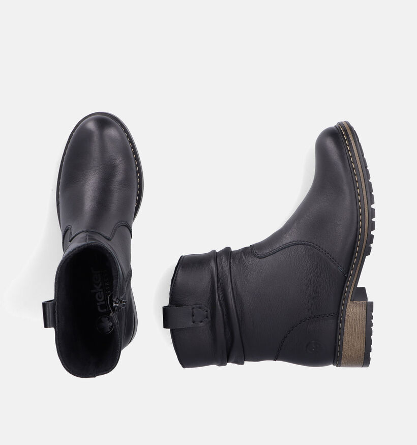 Rieker Bottes courtes en Noir pour femmes (347426)