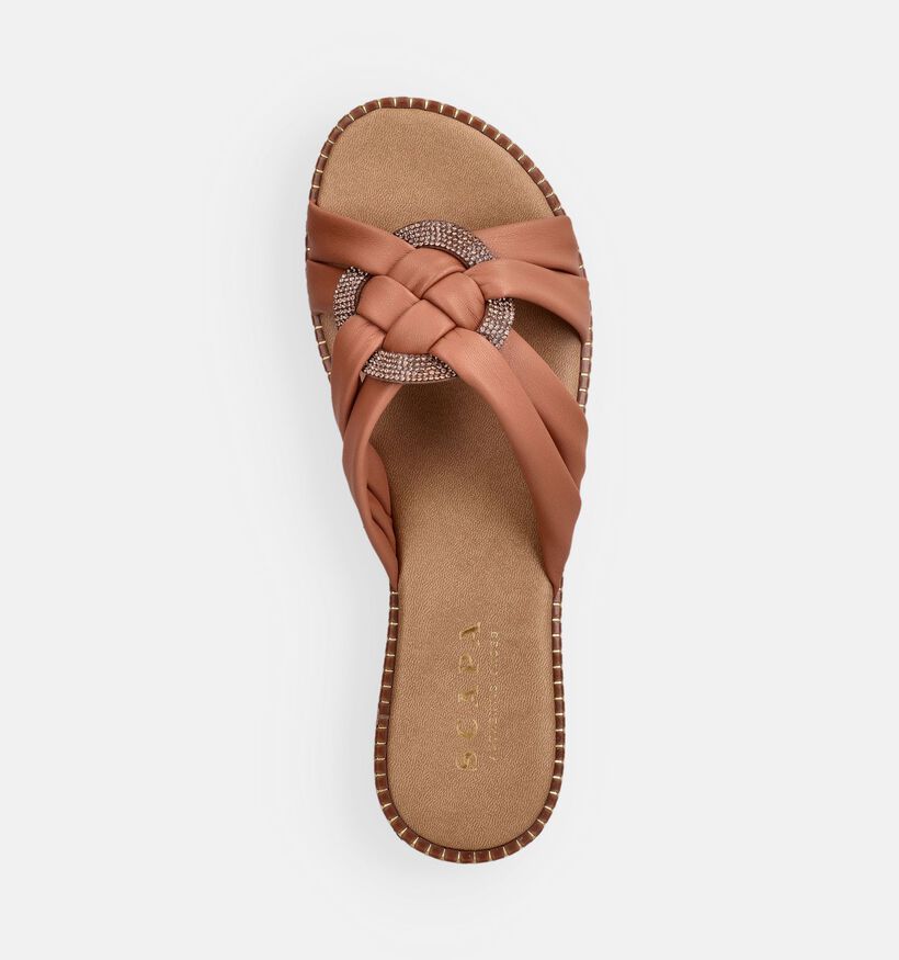 Scapa Cognac Slippers voor dames (373346)