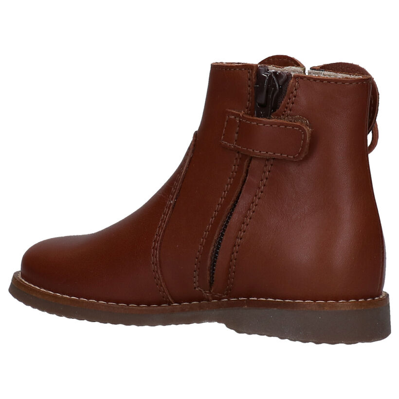 Beberlis Bottes courtes en Cognac pour filles (281112)