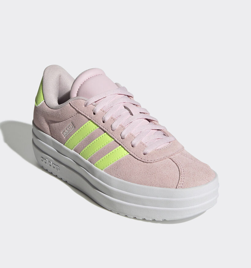 adidas Court Bold Baskets en Rose pour filles (350152)