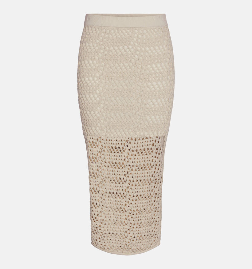 Pieces Aia Beige Kokerrok voor dames (342001)