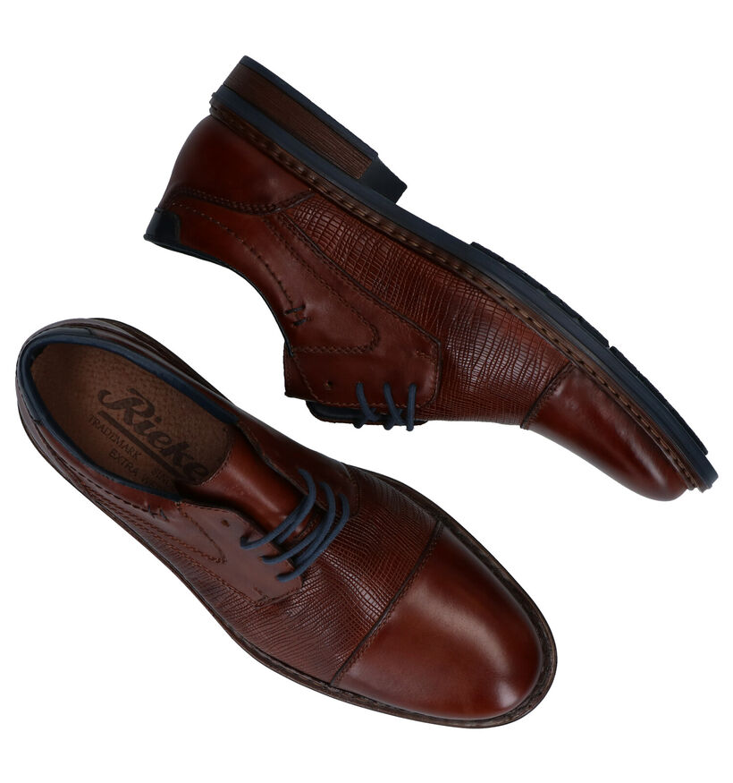 Rieker Chaussures habillées en Cognac en cuir (281728)