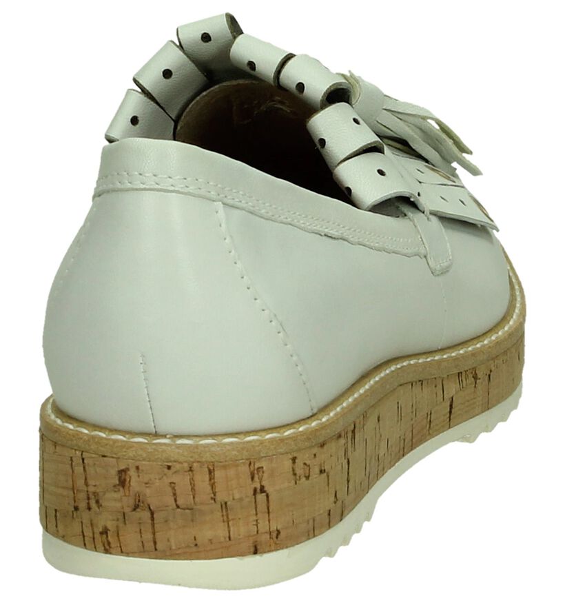 Tamaris Chaussures slip-on en Blanc en cuir (192499)