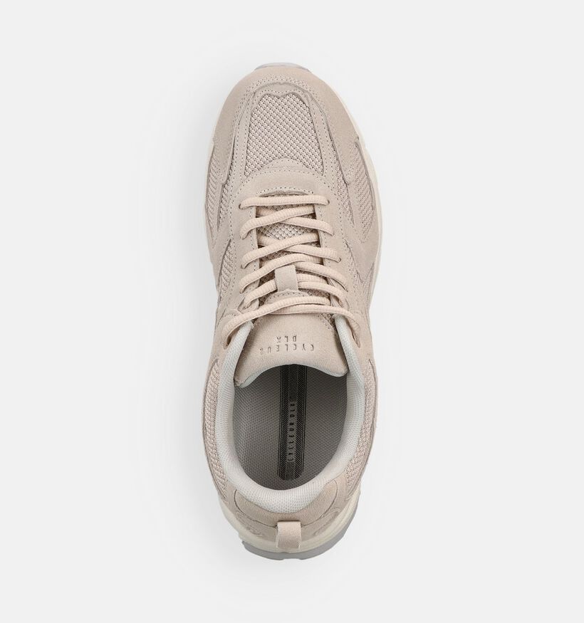 Cycleur de Luxe Beige Sneakers voor heren (370012) - geschikt voor steunzolen