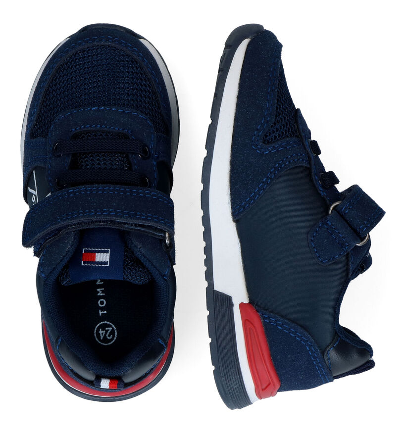 Tommy Hilfiger Baskets basses en Bleu foncé pour garçons (303929)