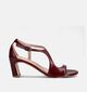 Zinda Bordeaux Sandalen op hak voor dames (373658)