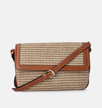 Crossbodytas cognac