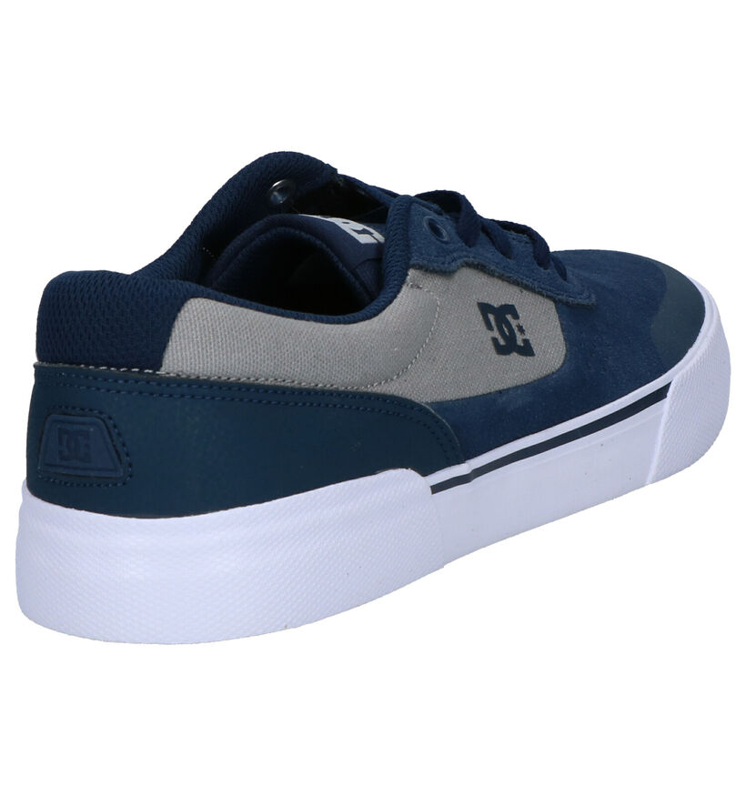 DC Shoes Switch Plus Blauwe Skateschoenen in daim (254817)