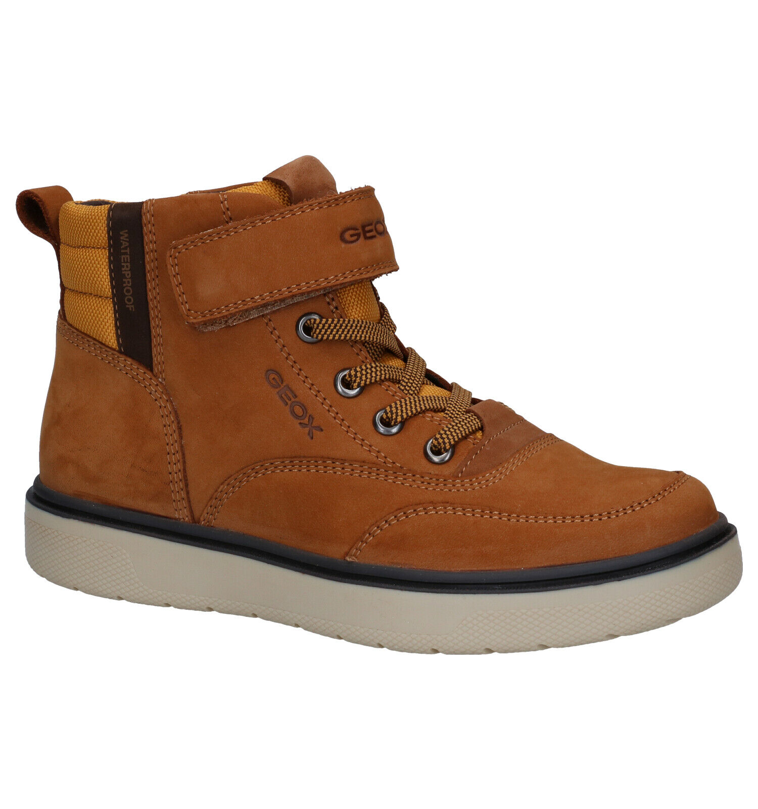 Geox Naturel Velcro Bottines Jongens Hoge schoenen Online op