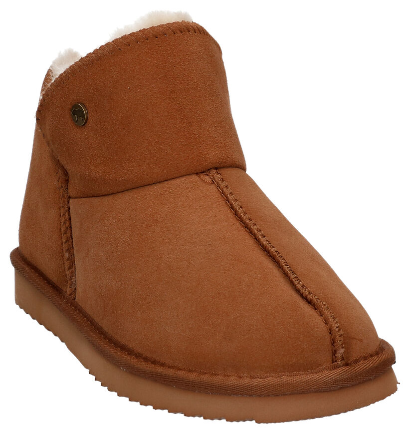 Warmbat Willow Kaki Wollen Hoge pantoffels voor dames (330328)