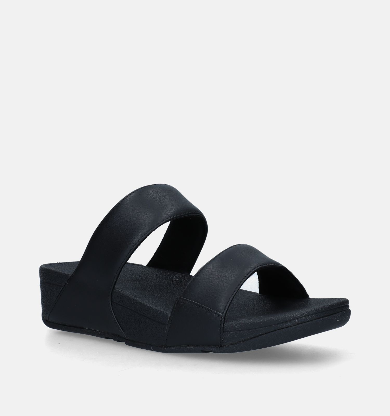 Fitflop Lulu Slide Zwarte Slippers Dames Slippers Online op