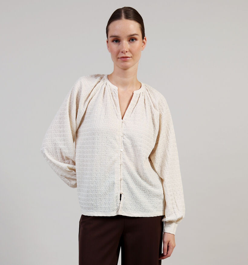 Vila Babera Ecru Blouse voor dames (365581)