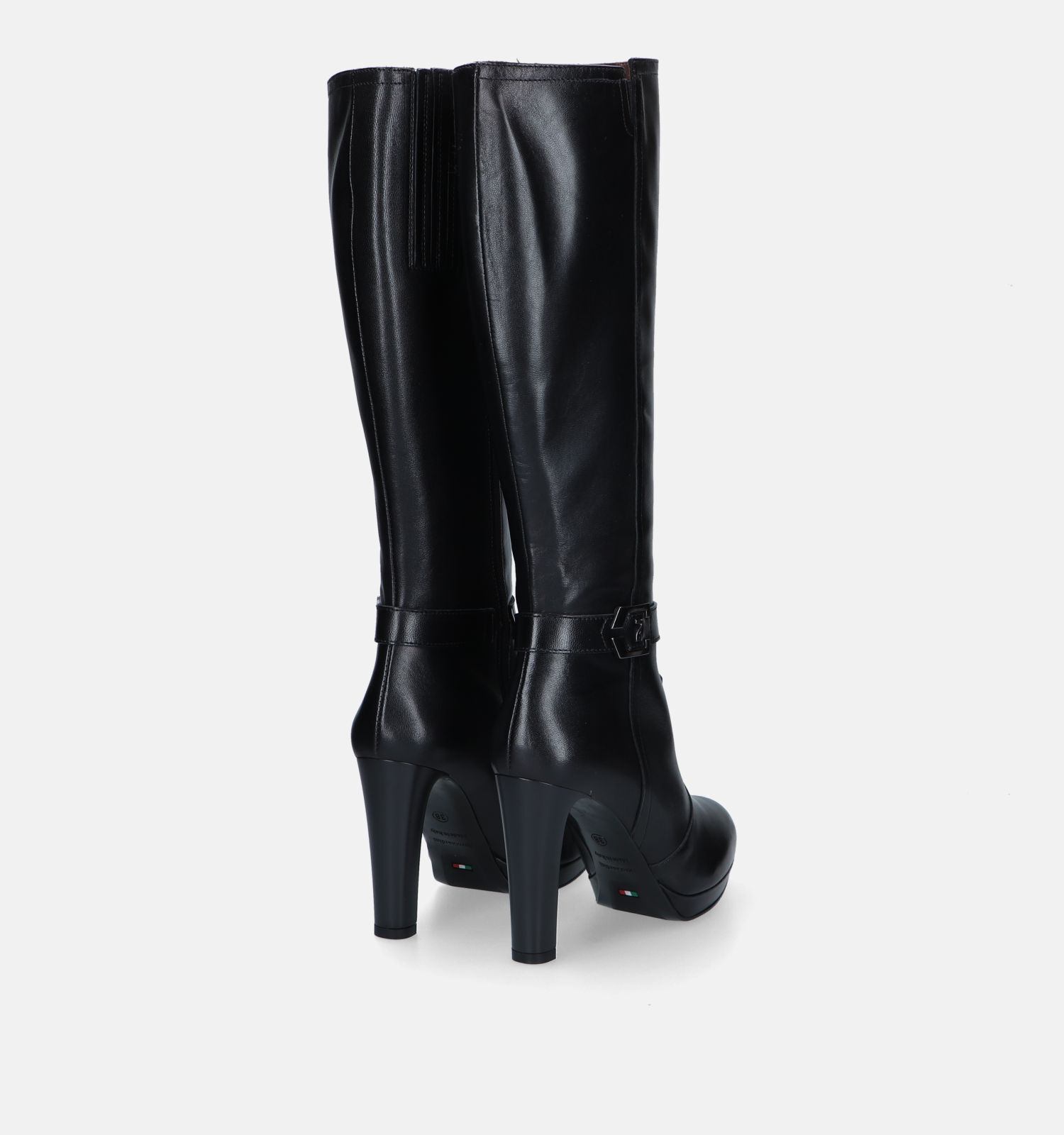 Laarzen dames zwart met hak shop