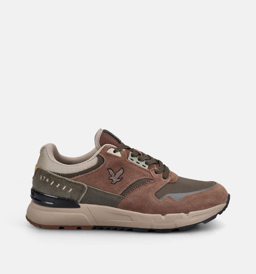 Lyle & Scott Finlay Chaussures &agrave; lacets en Marron pour hommes (378097) - pour semelles orthop&eacute;diques