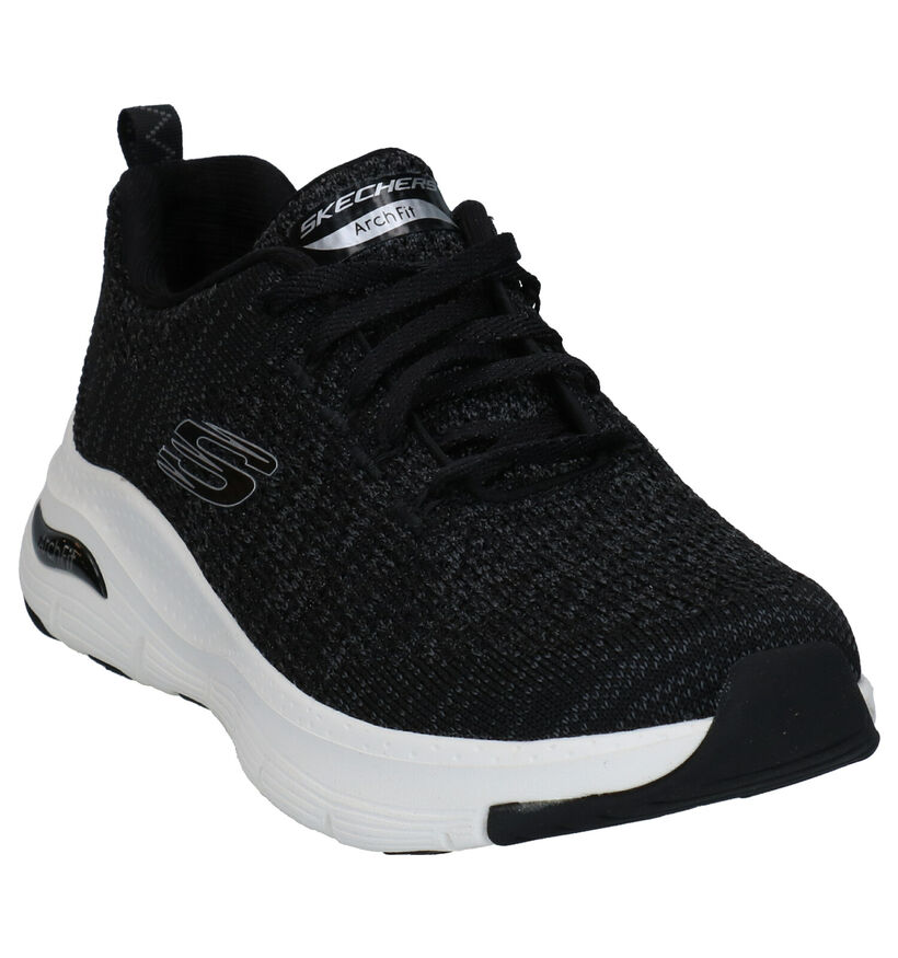 Skechers Arch Fit Infinite Adventure Baskets en Noir pour femmes (301268) - pour semelles orthopédiques