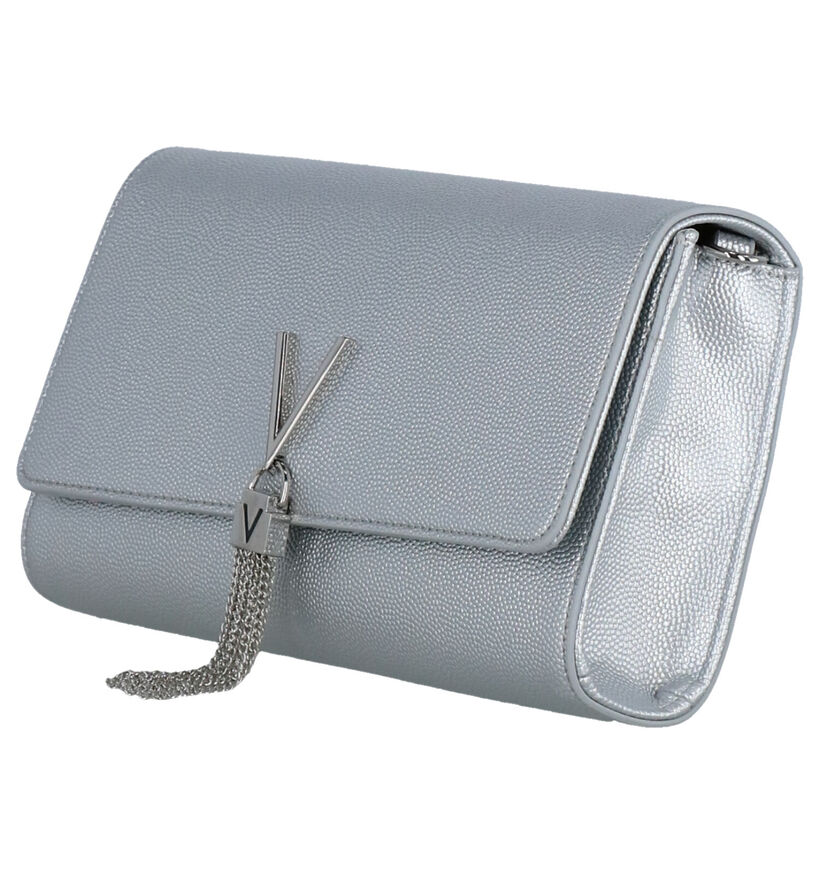 Valentino Handbags Divina Zilveren Crossbody Tas in kunstleer (276154)
