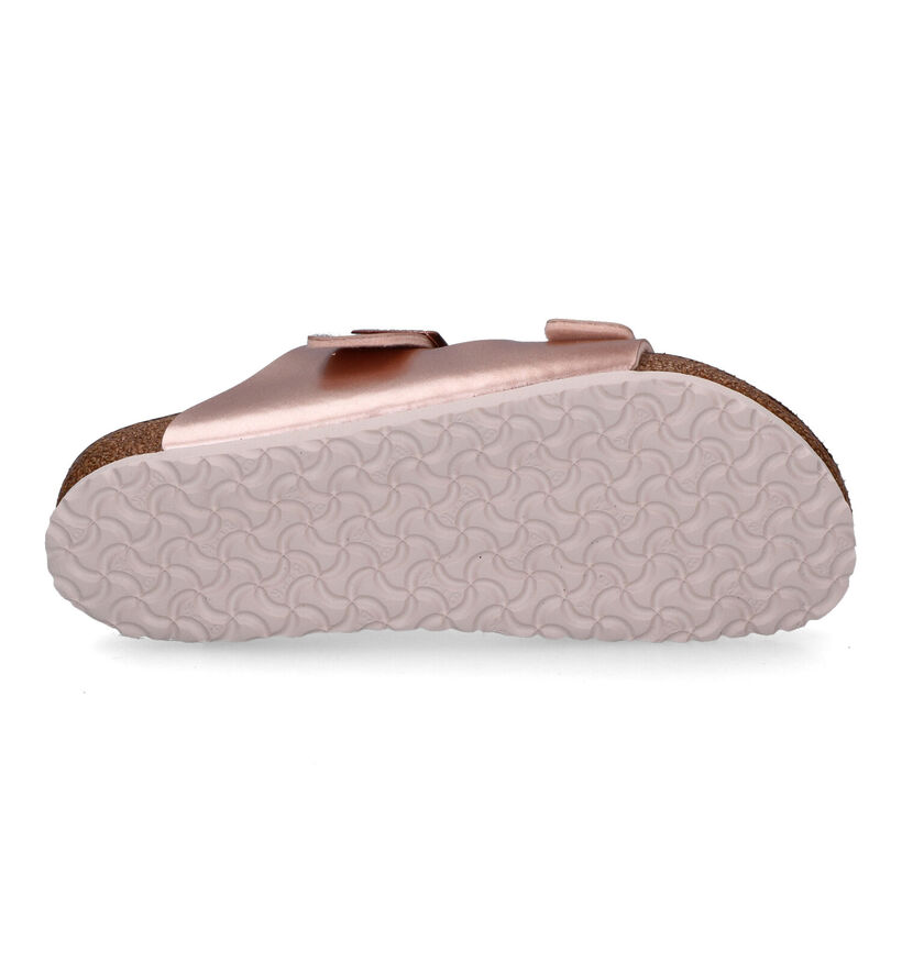 Birkenstock Arizona Rose gold Slippers in kunstleer (322591)