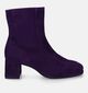 Comfort Bottines à talons en Violet foncé pour femmes (332502)