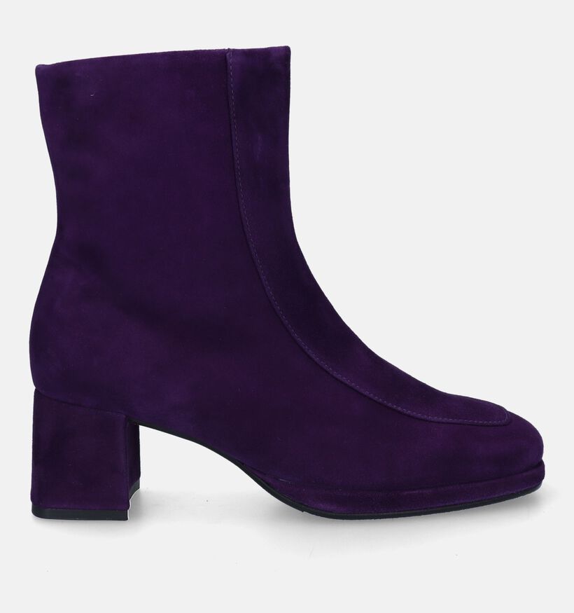 Comfort Bottines à talons en Violet foncé pour femmes (332502)