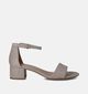 Tamaris Sandales avec talon fermé en Or pour femmes (355412)