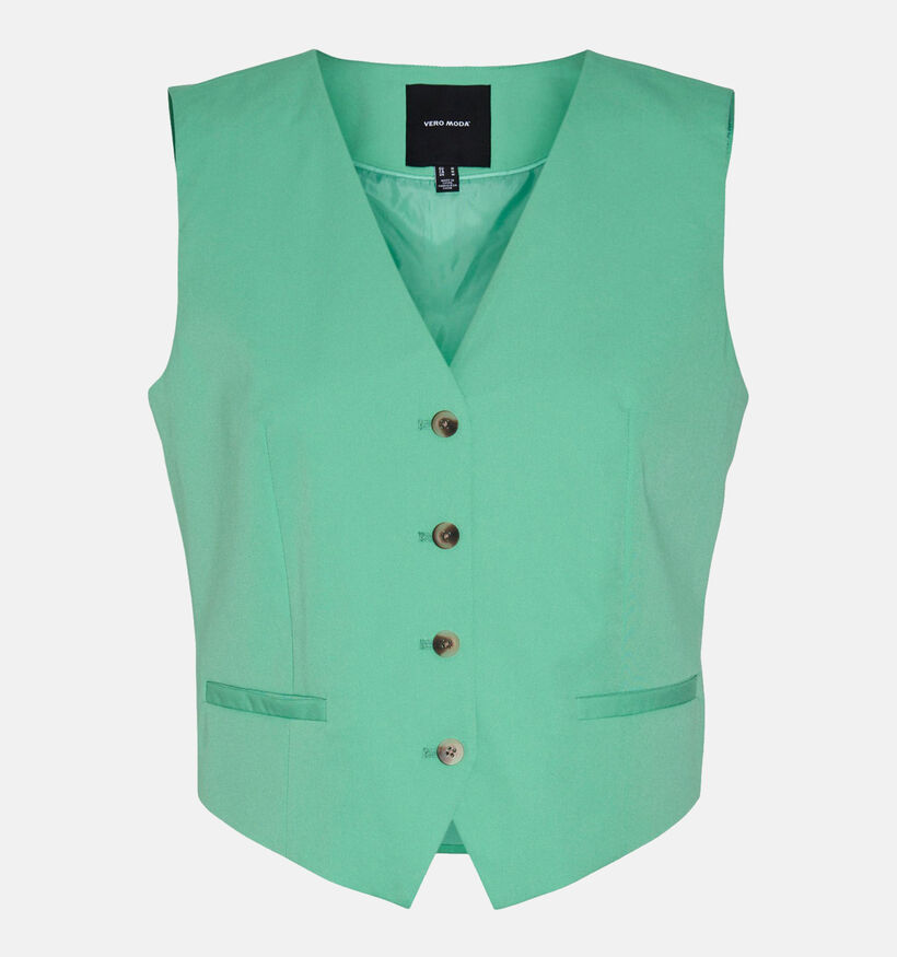 Vero Moda Rikabua Groene Sleeveless Blazer voor dames (327206)