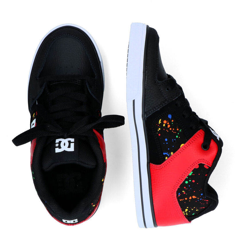 DC Shoes Pure Mid Baskets en Noir pour garçons (312244)