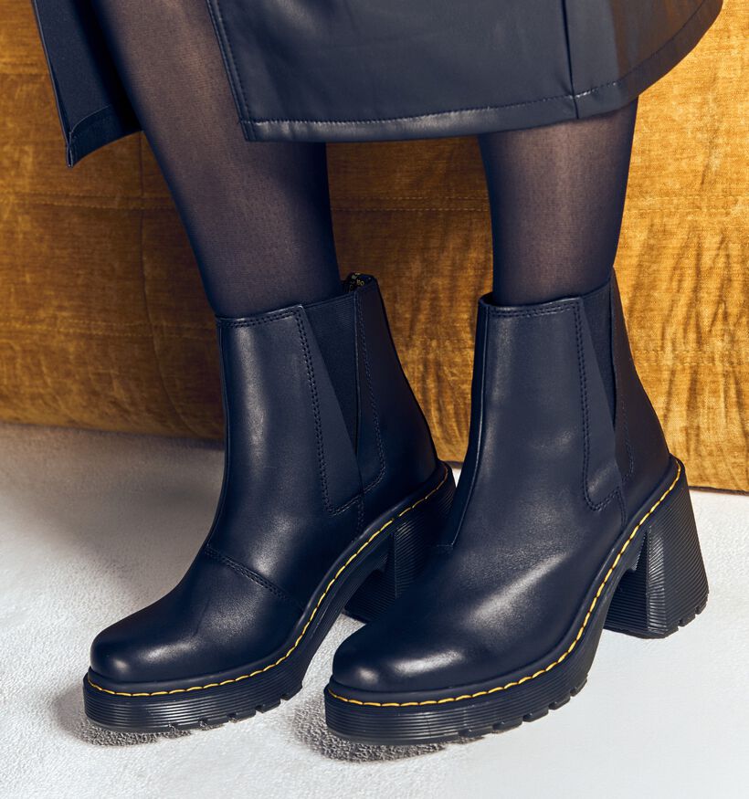 Dr. Martens Spence Zwarte Korte Laarzen voor dames (359797)