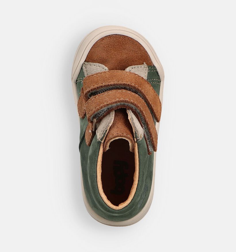 Bopy Ravenor Chaussures hautes en Vert/Cognac pour filles, garçons (363297)