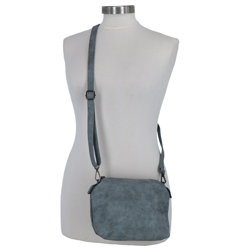 Emily & Noah Sac à bandoulière bag in bag en Gris en simili cuir (282172)