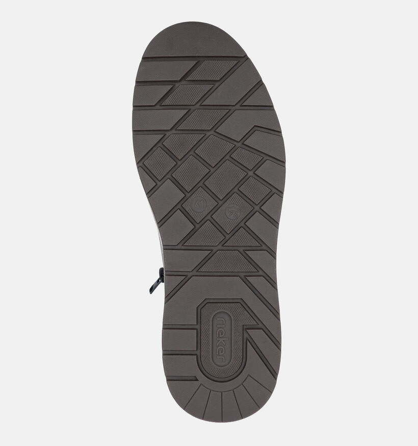 Rieker Chaussures plates en Taupe pour hommes (379836) - pour semelles orthop&eacute;diques