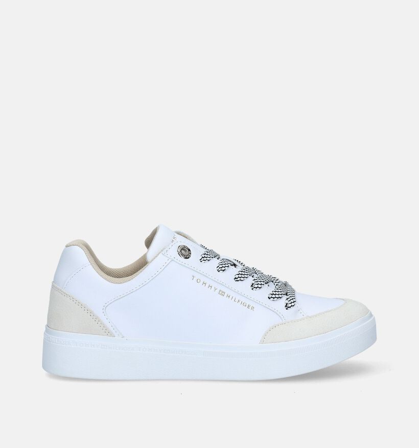 Tommy Hilfiger Seasonal Court Witte Sneakers voor dames (334058) - geschikt voor steunzolen