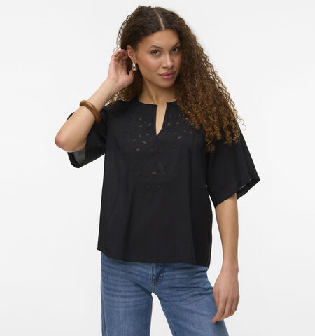 Blouse zwart