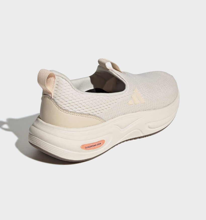 adidas Cloudfoam Cuxxion Lounge Lichtbeige Slip-ons voor dames (366752)