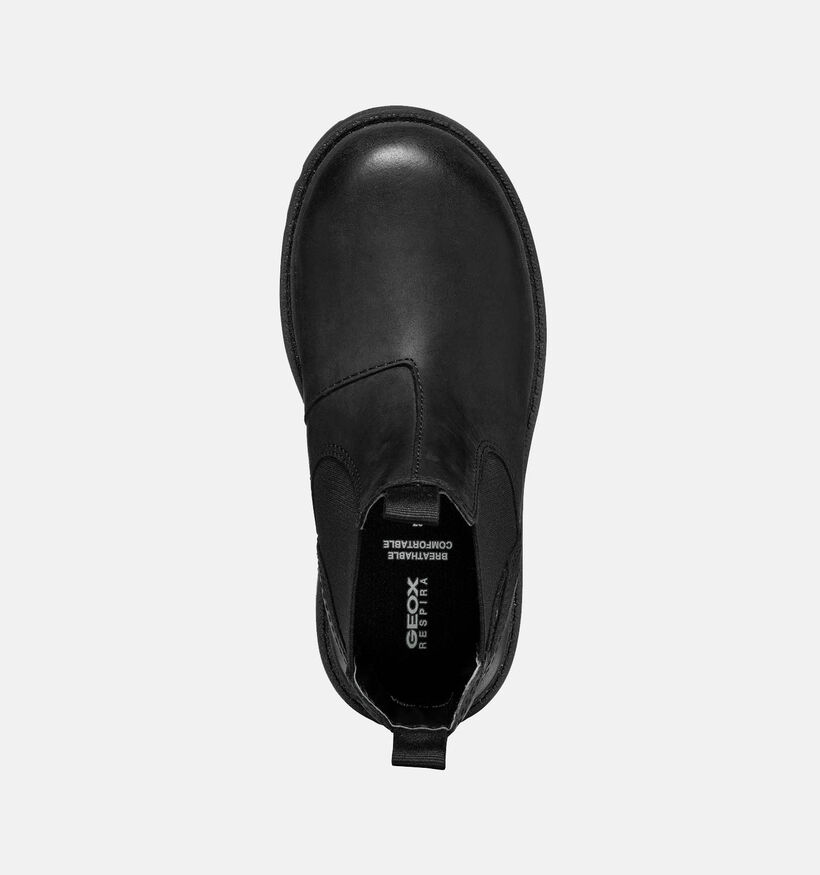 Geox Shaylax Zwarte Chelsea boots voor jongens (345908) - geschikt voor steunzolen