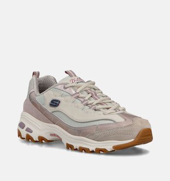 Skechers D'Lites Low Sneakers Roze