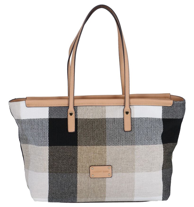 Multicolor Shopper Tas Laurent David Monaco in stof (246394)