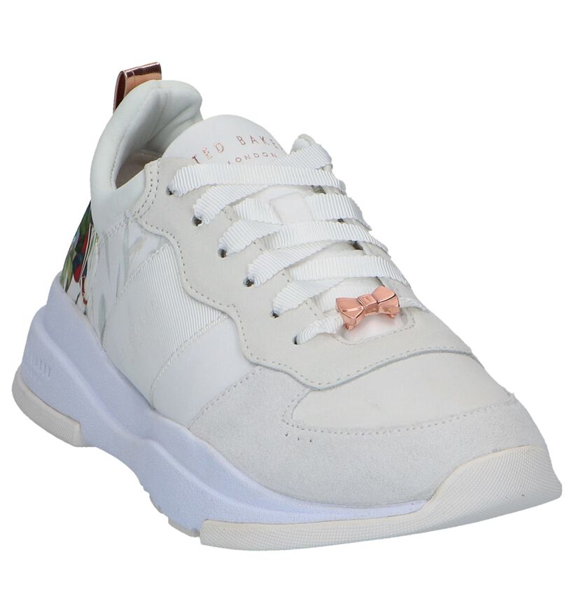 Witte Sneakers Ted Baker Waverdi in daim (249075)