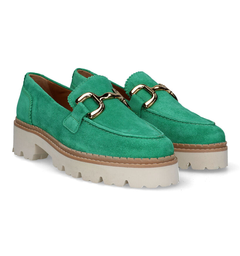 Tango Bee Bold Mocassins en Vert pour femmes (322569) - pour semelles orthopédiques