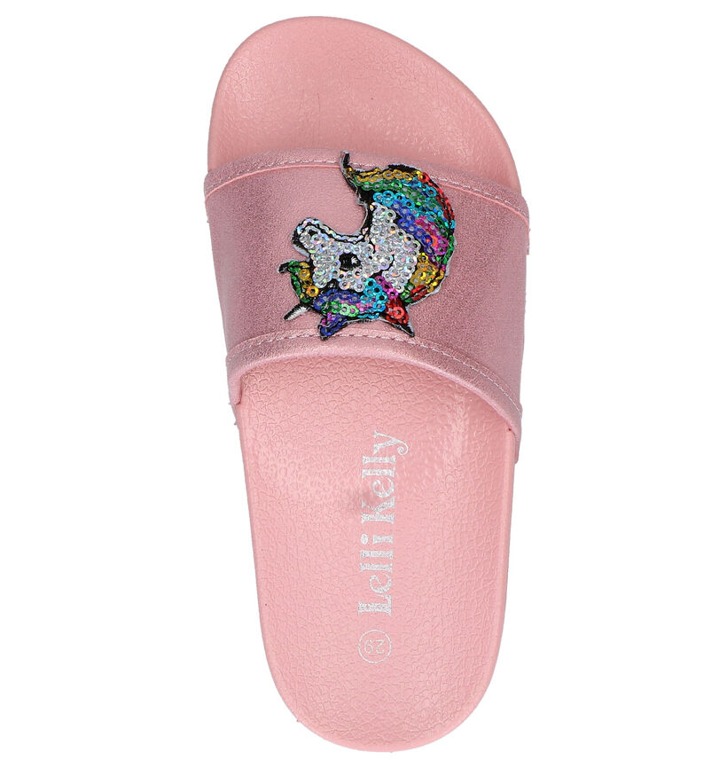 Lelli Kelly Roze Slippers in kunstleer (275273)