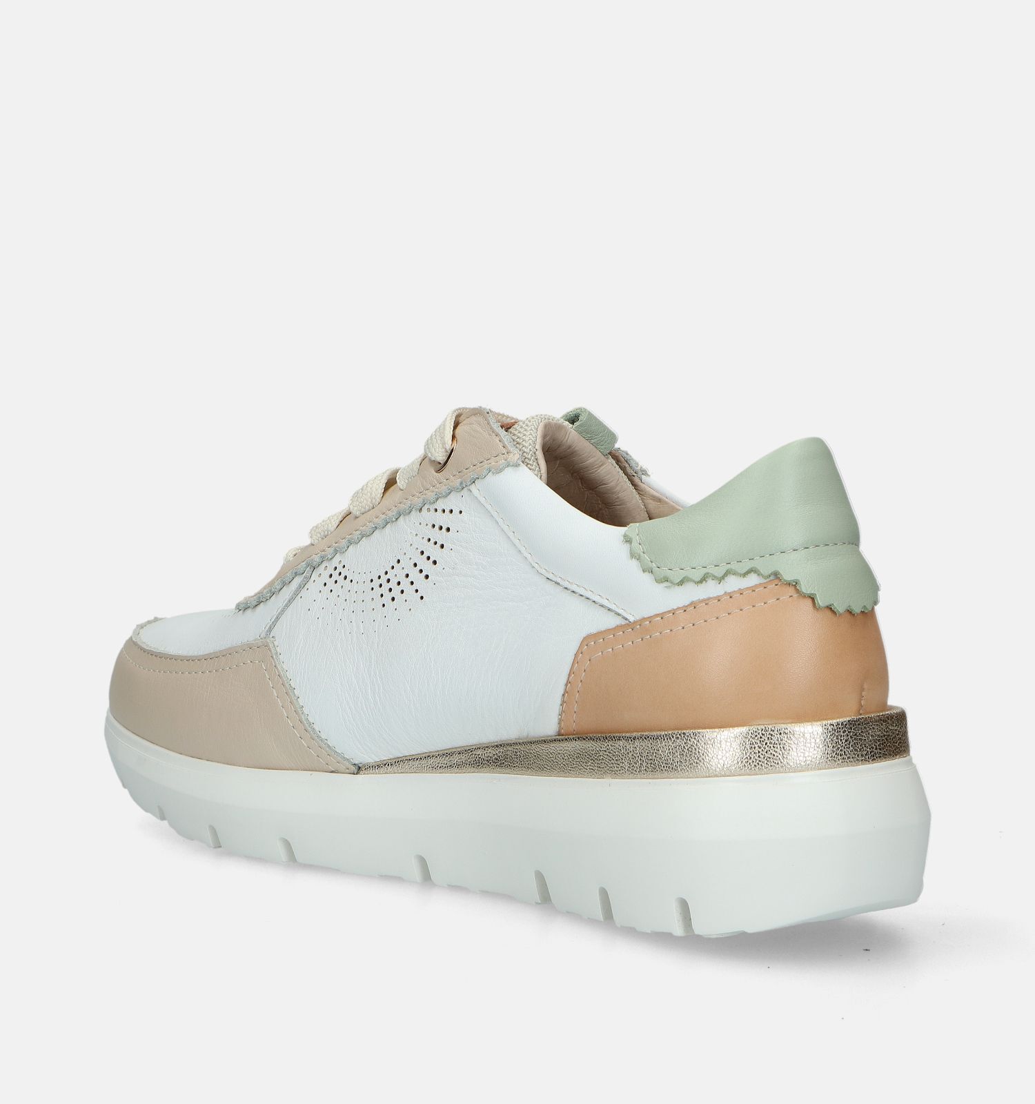 Pikolinos Rueda Witte Veterschoenen Dames Lage schoenen Online op TORFS.BE