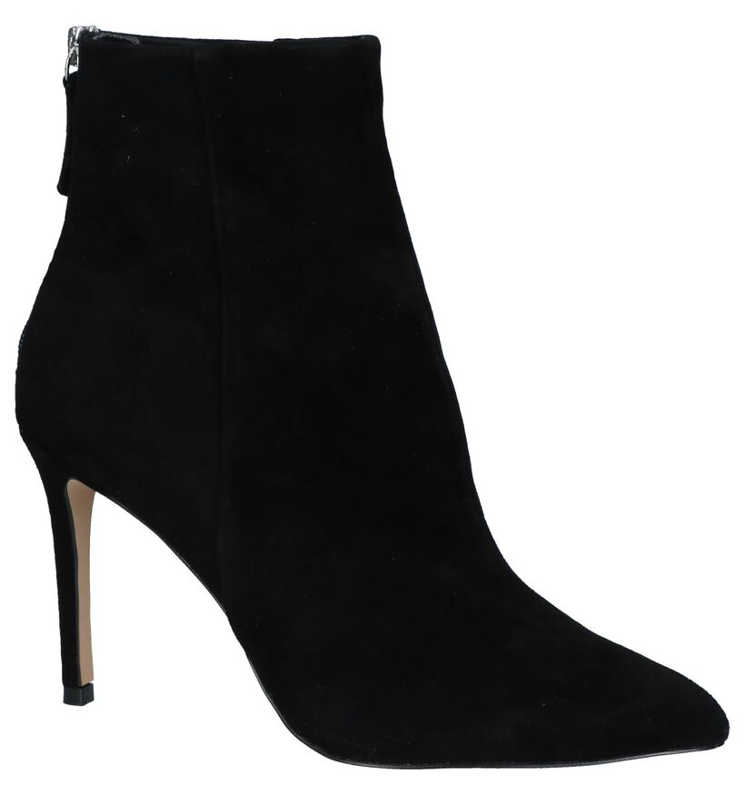 Steve Madden Carey Rode Enkellaarzen in daim (236907)