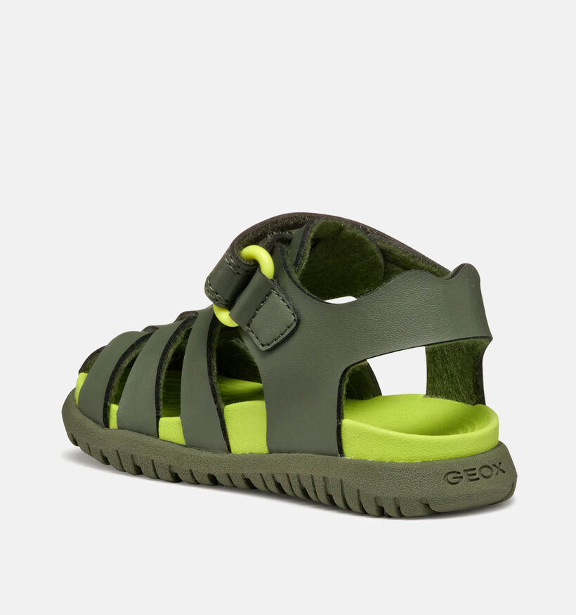 Geox Fusbetto Sandales pour bébé en Vert pour garçons (356379)