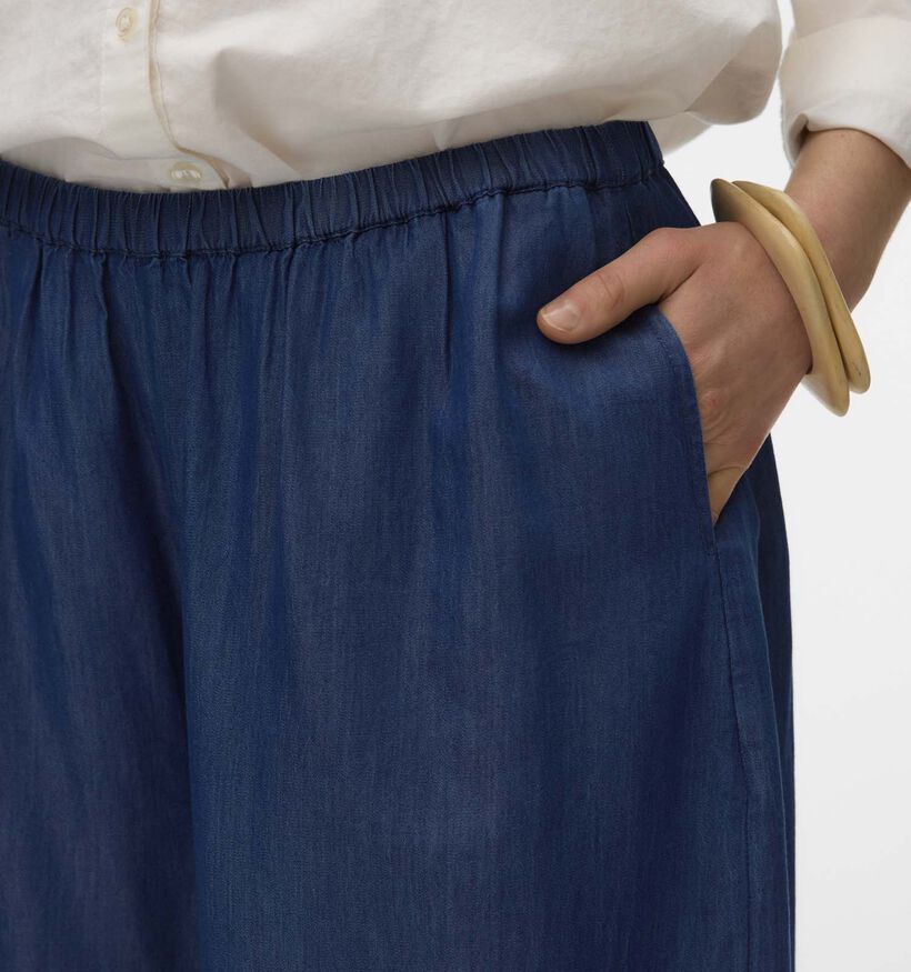 Vero Moda Zitta Balloon Pantalon en Bleu fonc&eacute; pour femmes (374972)