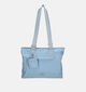 Charm Blauwe Shopper tas met rits voor dames (348914)