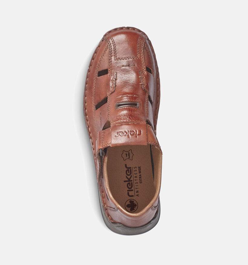 Rieker Cognac Instappers voor heren (354800)