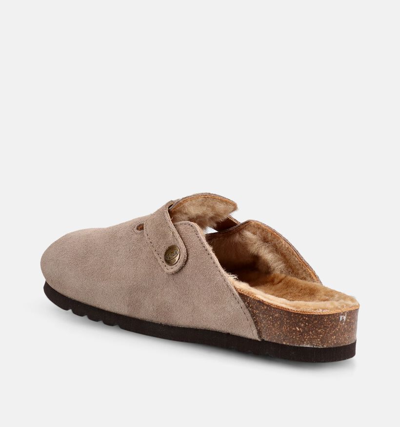 Scholl Fae New Donkerbeige Slippers voor dames (381002)