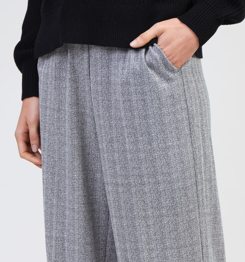 Vero Moda Silva Grijze Wijde broek L32 voor dames (349080)