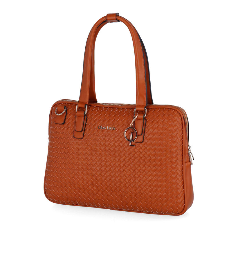 Olivia Lauren Nevada PC Sac professionnel en Cognac pour femmes (322445)